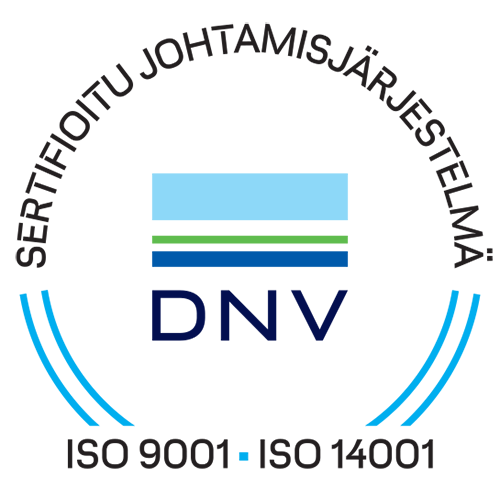 ISO 9001 and ISO 14001 certificate logo